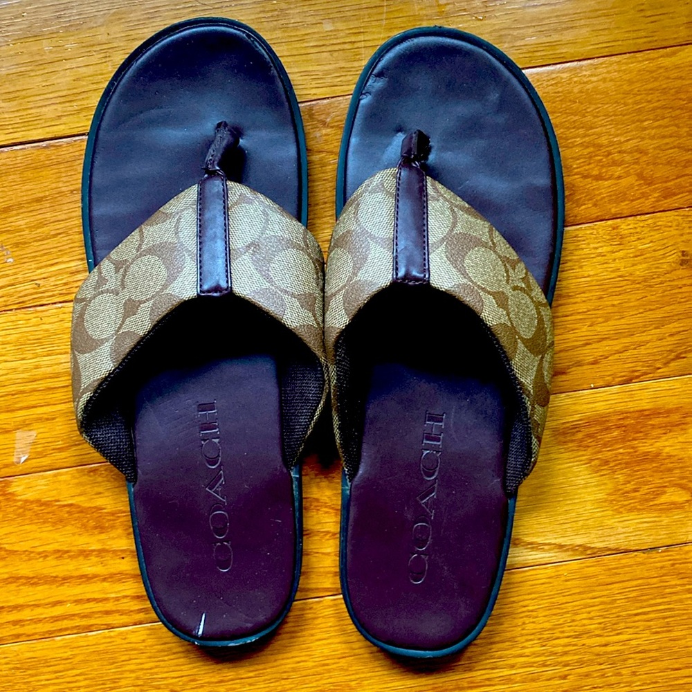 Men’s COACH  size 11 D flip-flops
